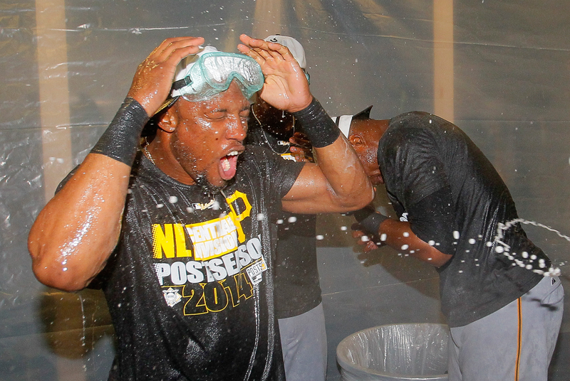 Illustration for article titled The Pirates' Locker-Room Celebration Looks Like So Much Fun